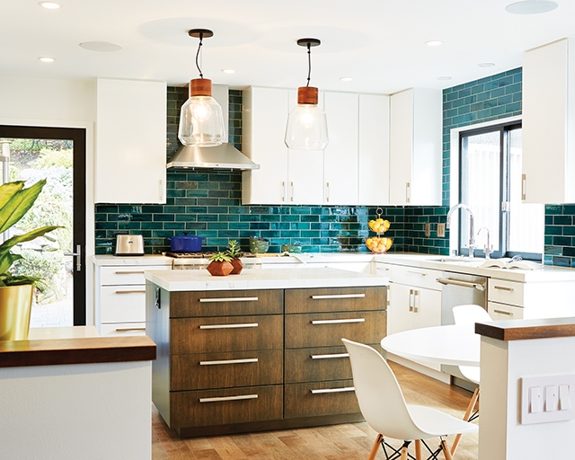 A Ranch-Style Home Goes Bold With Tile